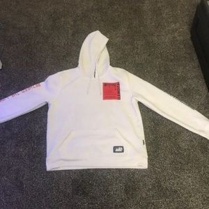 White Hoodie with some cool designs